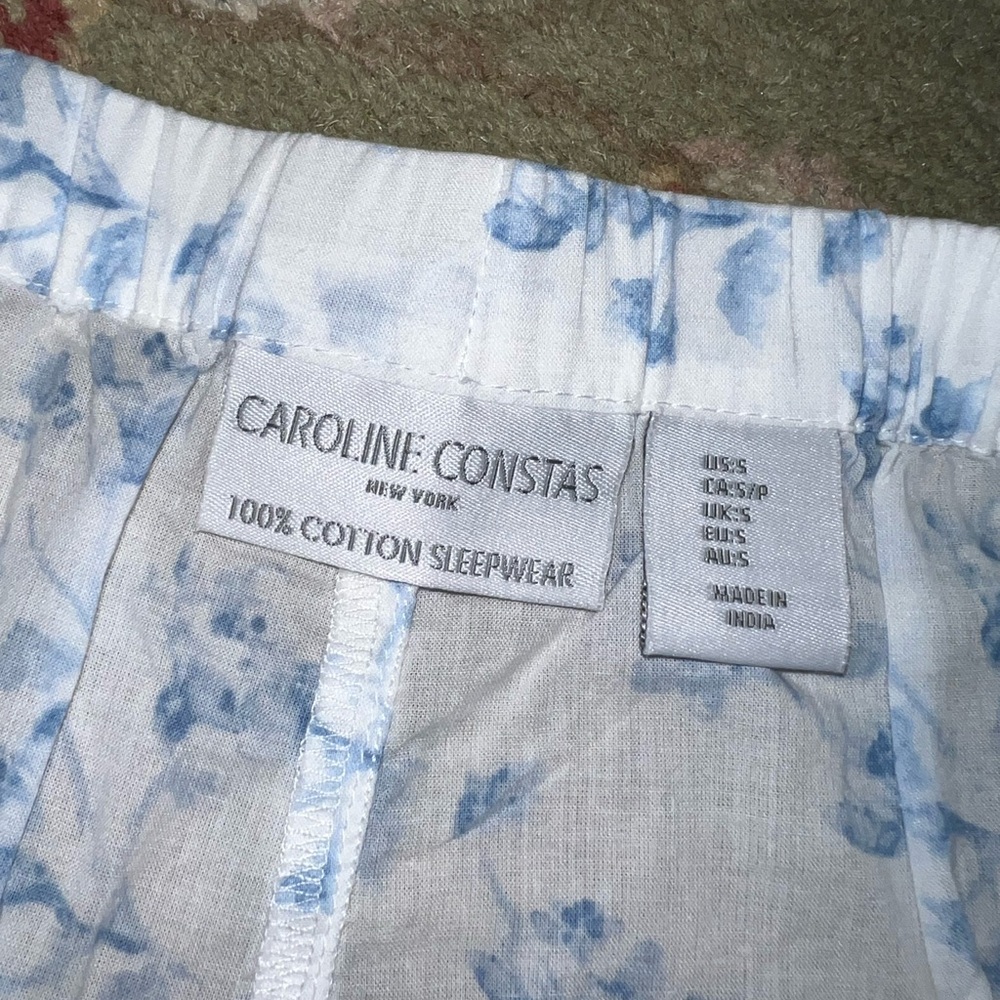 NWT Caroline Constas New York Floral Lace Trim Cami and Shorts Set - Picture 4 of 6